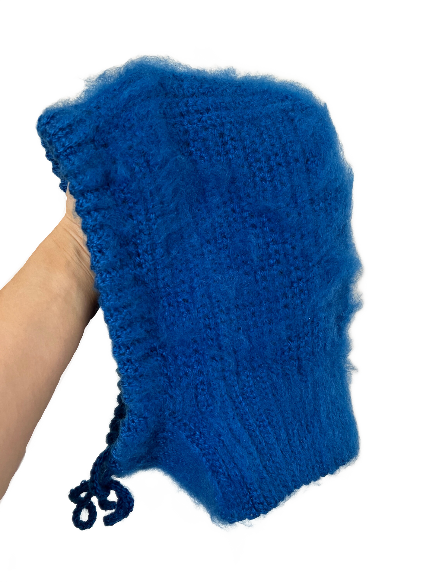 Fluffy Crochet Balaclava