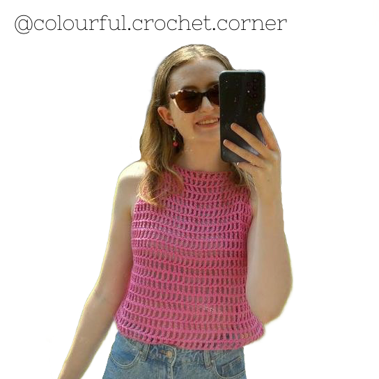 Riga Crochet Mesh Top Pattern