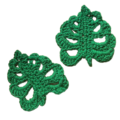 monstera leaf coaster crochet pattern free Crochet Monstera Leaf Coaster set