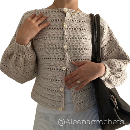 London Crochet Cardigan Pattern
